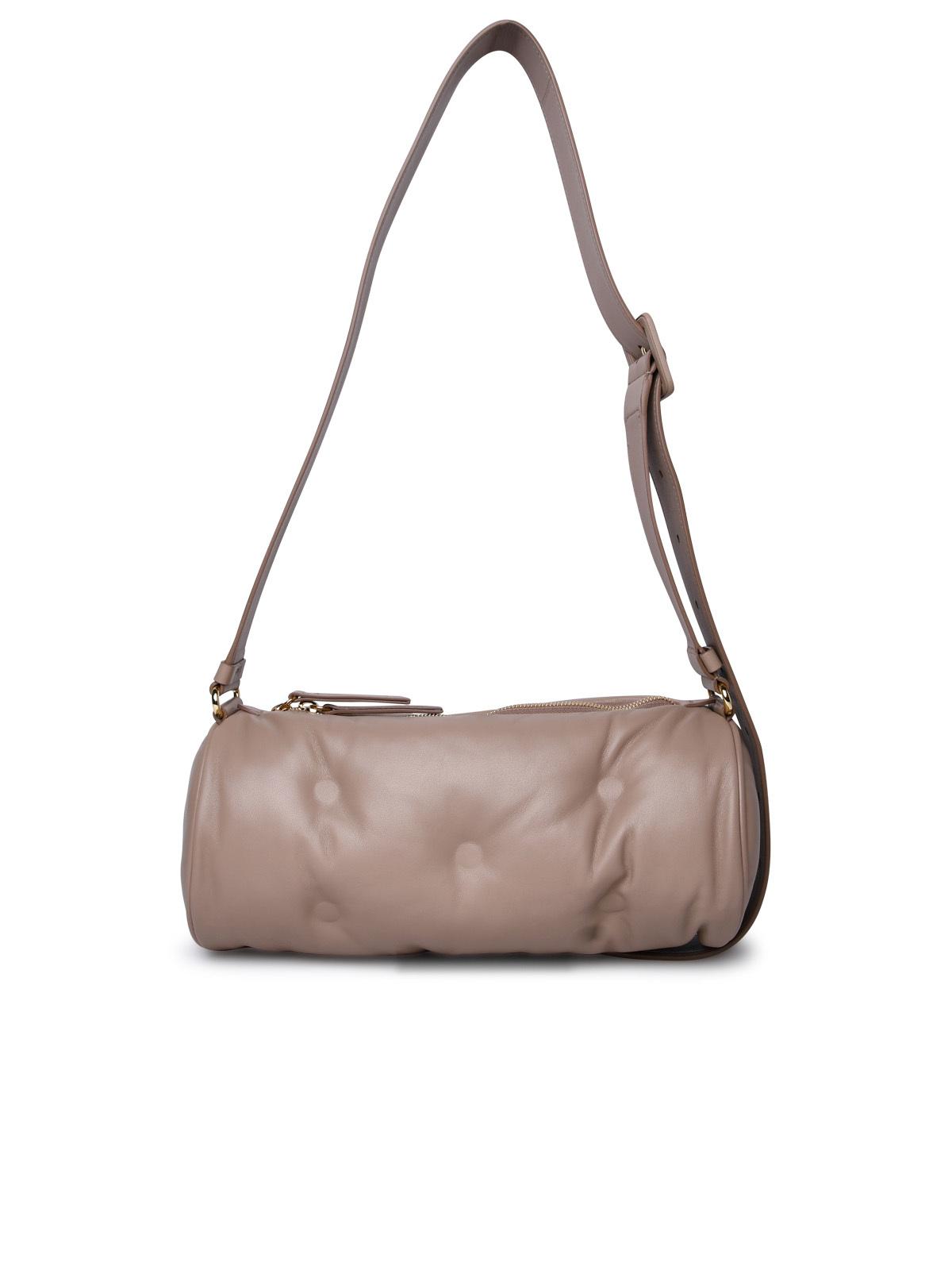 Maison Margiela Leather Bag Nude Woman