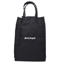 Palm Angels Black Cotton Tote Bag Man
