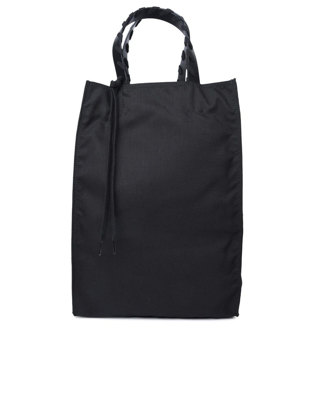 Palm Angels Black Cotton Tote Bag Man