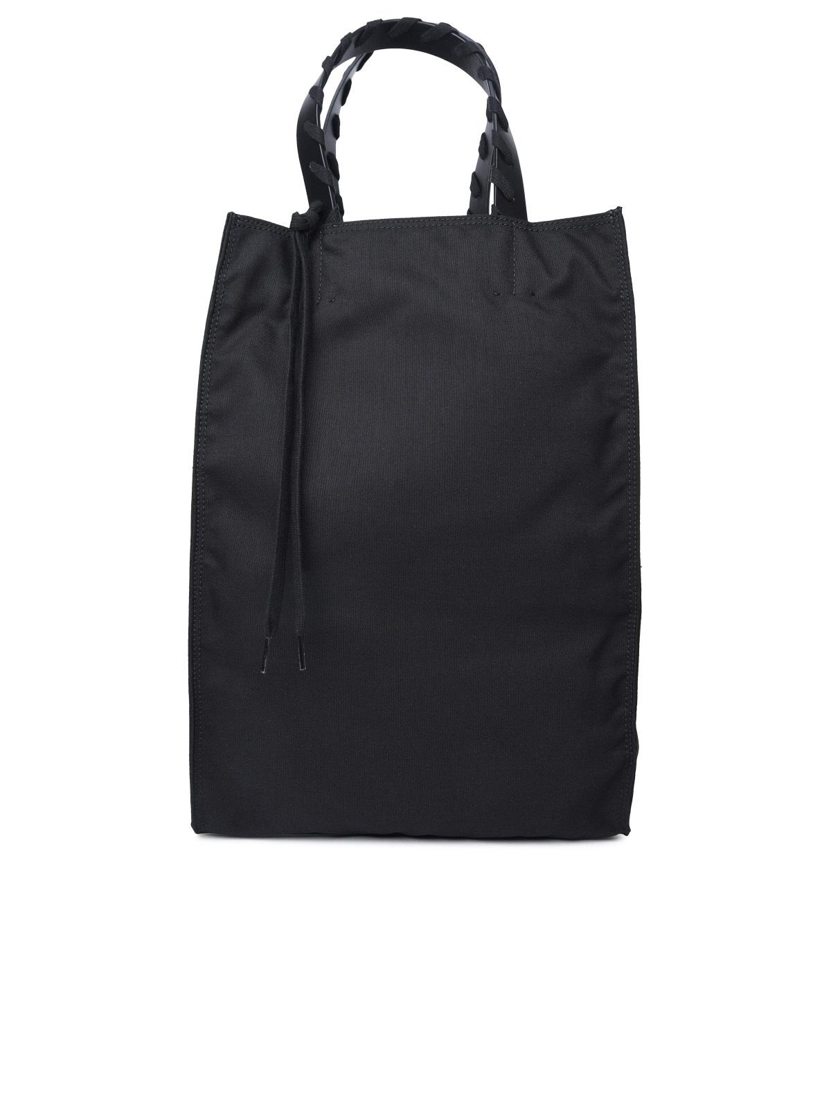 Palm Angels Black Cotton Tote Bag Man