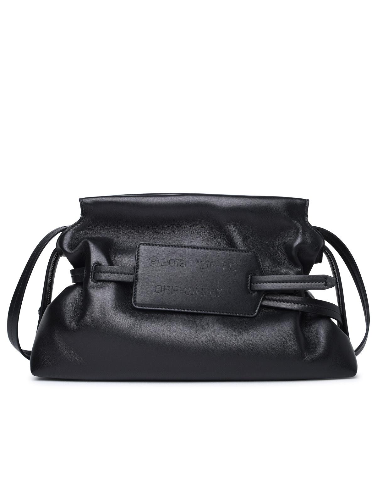 Off-White Black Calf Leather Bag Woman