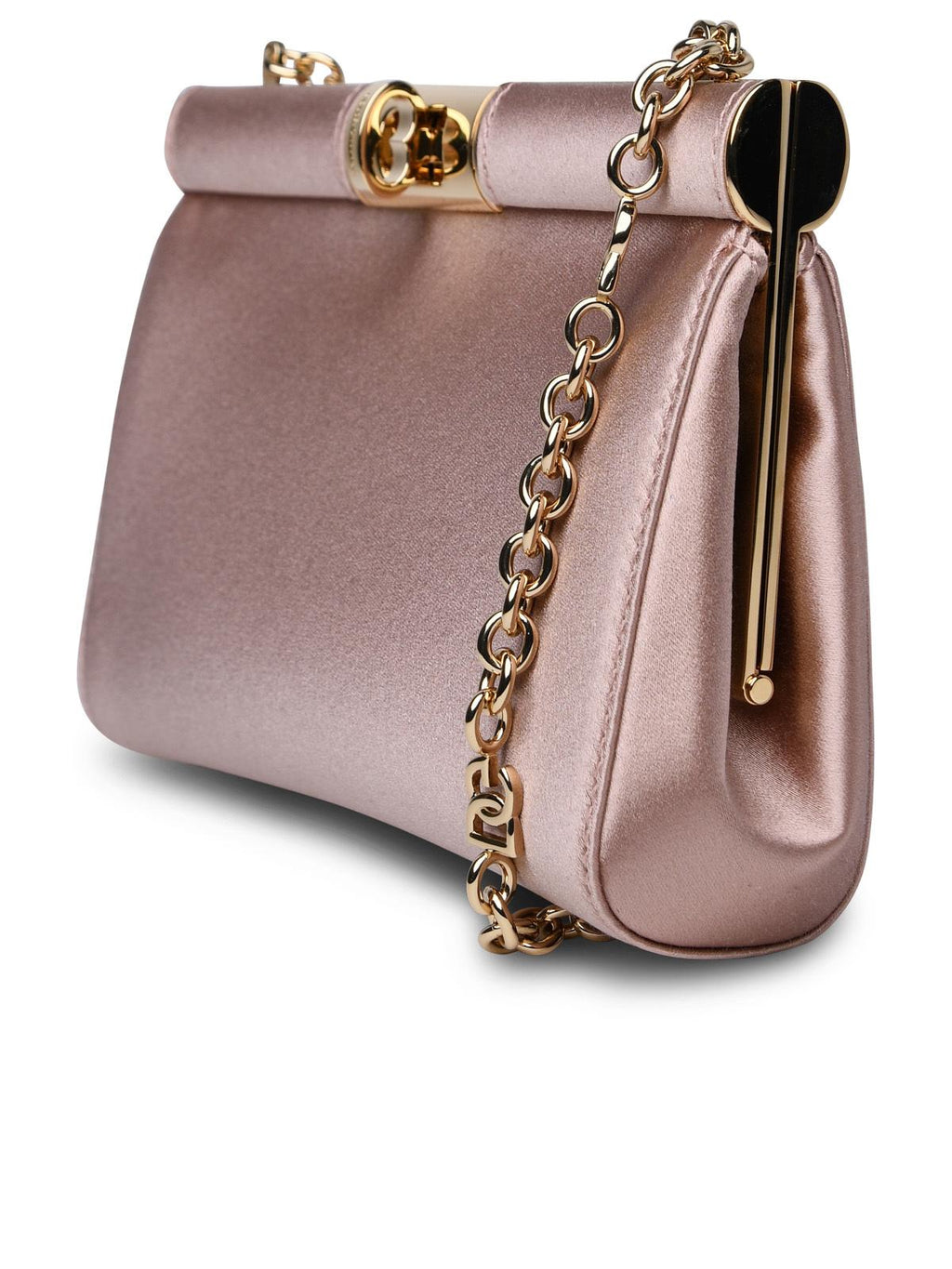 Dolce & Gabbana Nude Silk Blend Bag Woman
