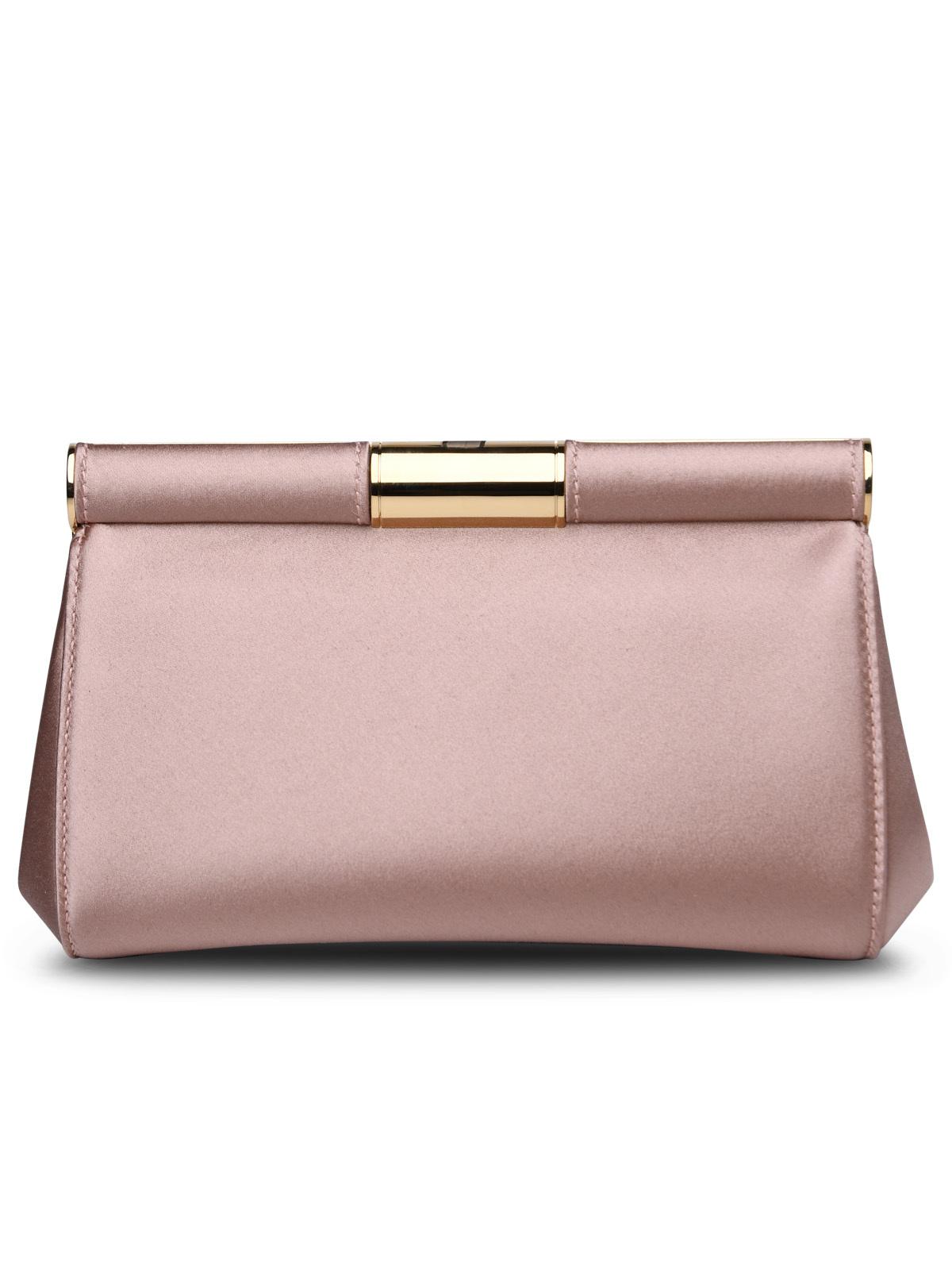 Dolce & Gabbana Nude Silk Blend Bag Woman