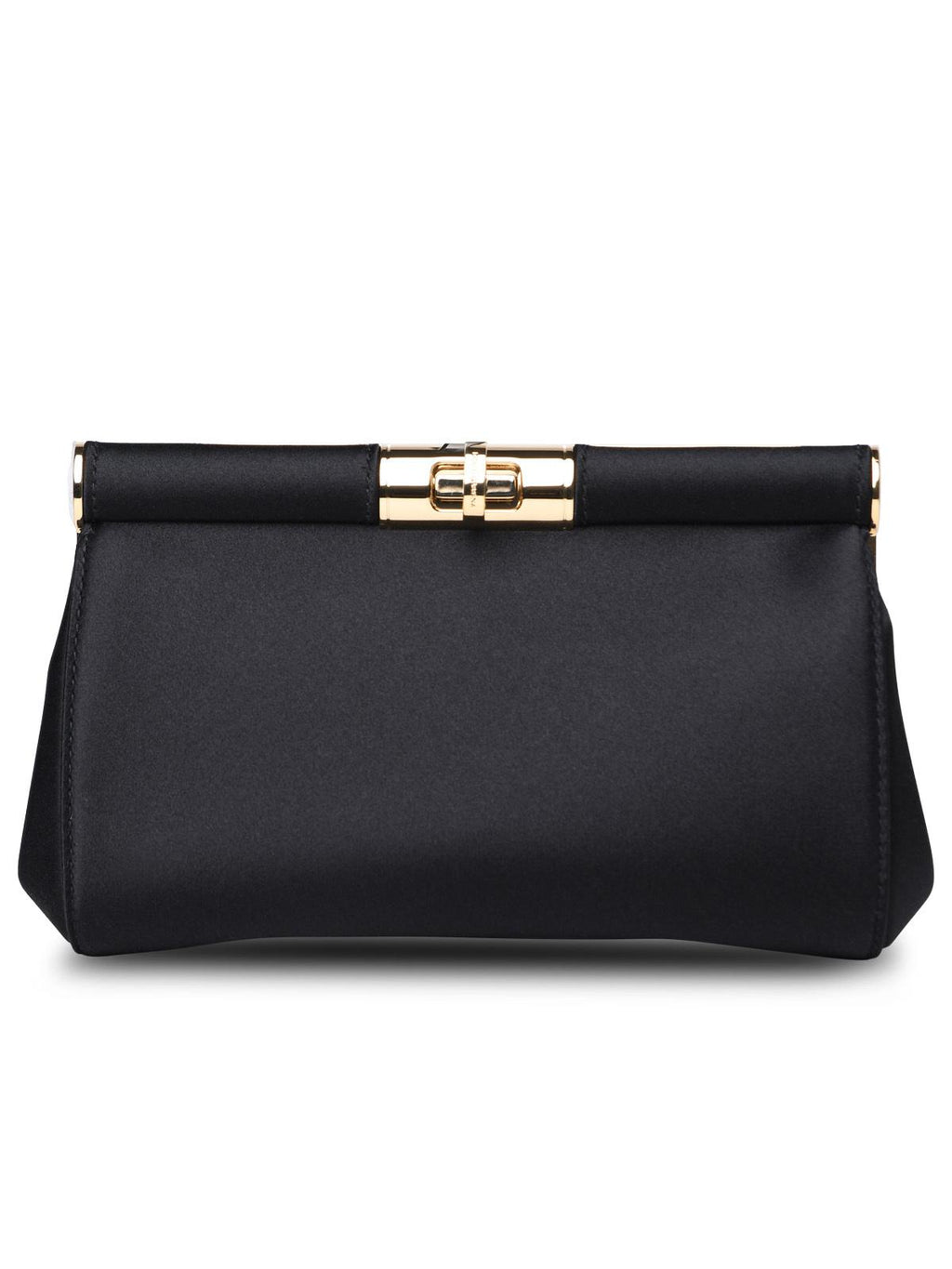 Dolce & Gabbana Black Silk Blend Bag Woman