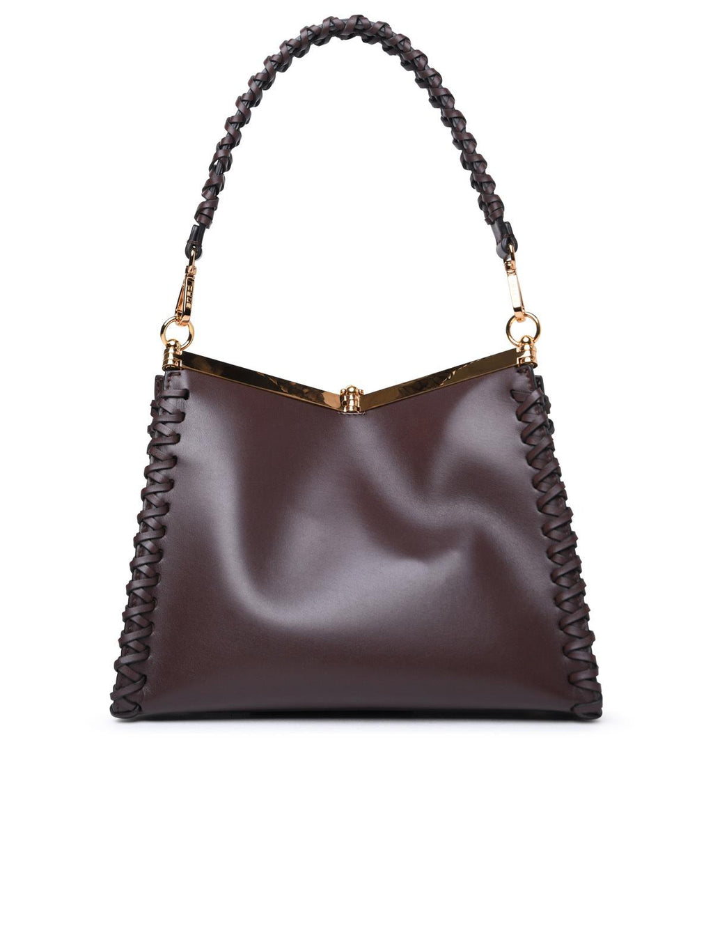Etro 'Vela' Small Brown Leather Bag Woman