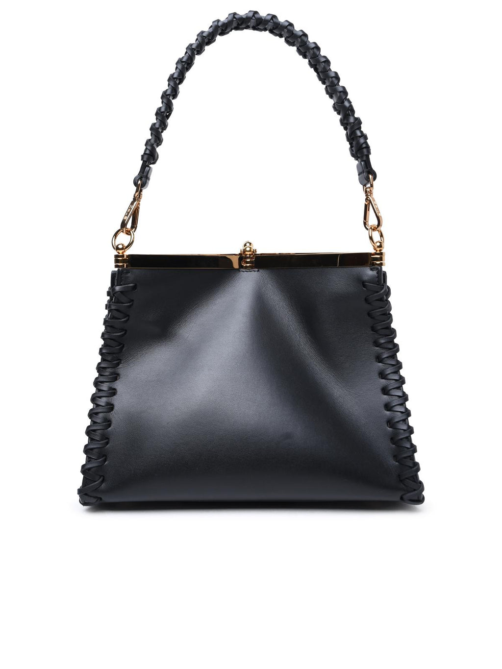 Etro Small 'Vela' Black Leather Bag Woman