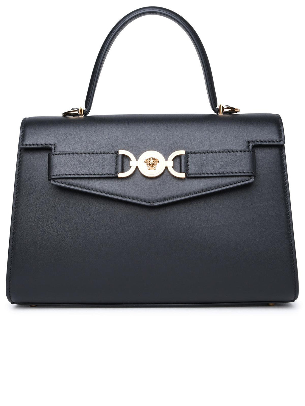 Versace Medium 'Medusa '95' Black Leather Bag Woman
