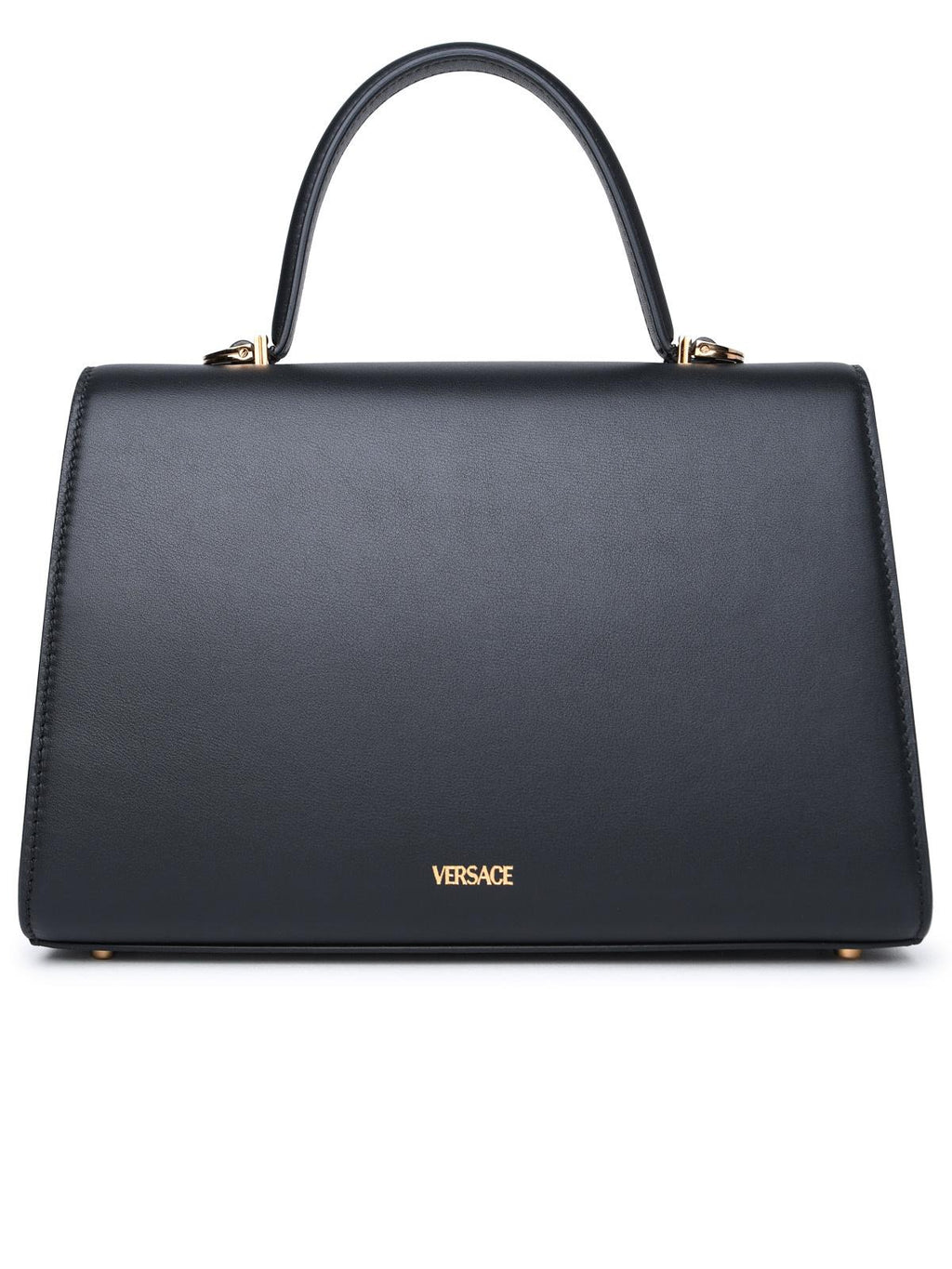 Versace Medium 'Medusa '95' Black Leather Bag Woman