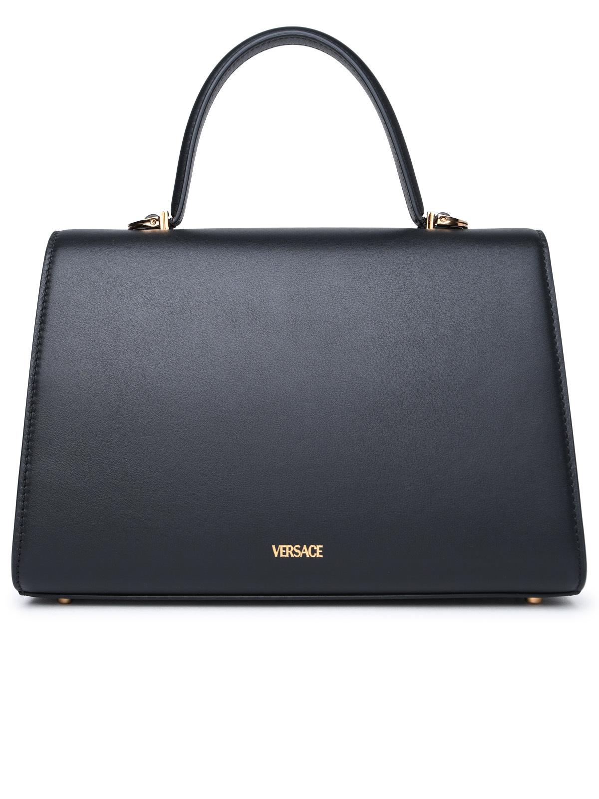 Versace Medium 'Medusa '95' Black Leather Bag Woman