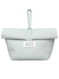 Maison Margiela Green Anise Leather Clutch Woman