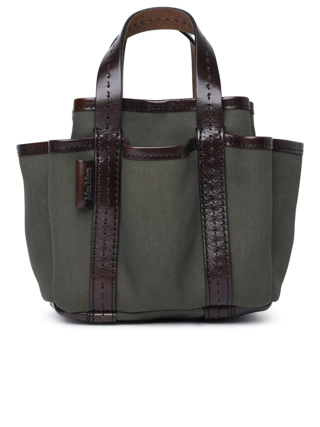 Max Mara 'Giardiniera' Mini Bag In Green Cotton Woman