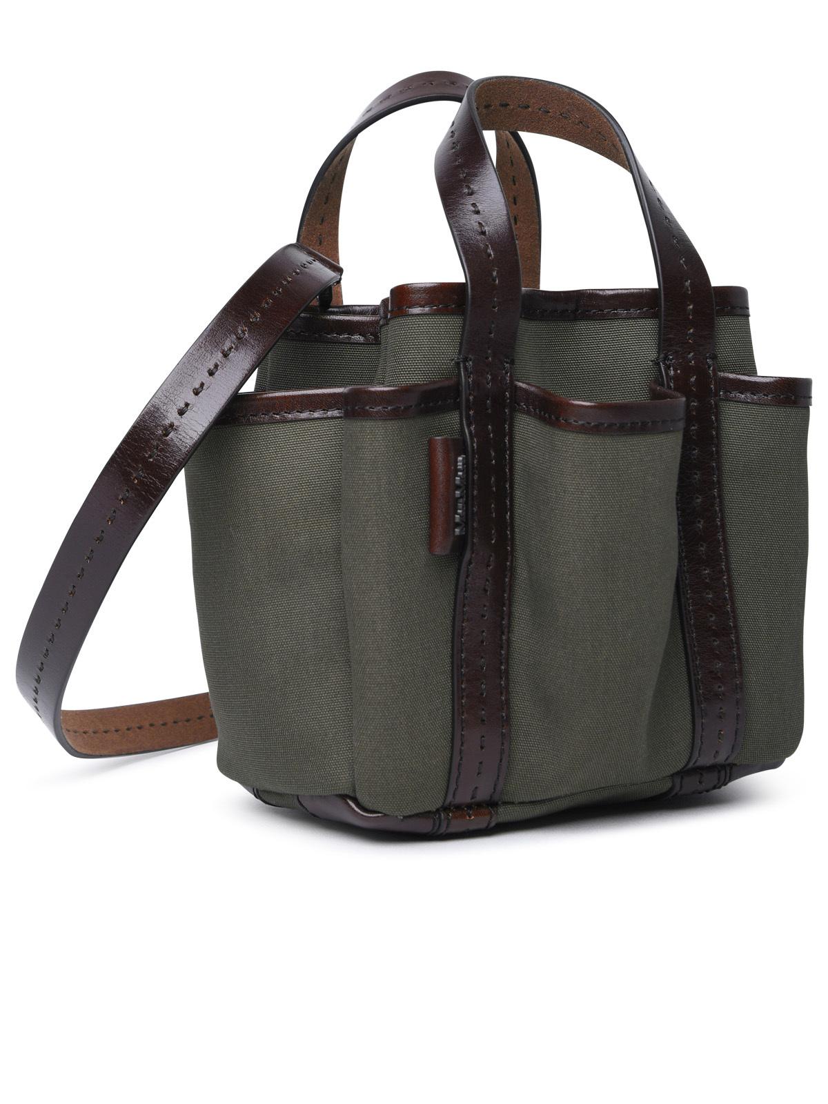 Max Mara 'Giardiniera' Mini Bag In Green Cotton Woman