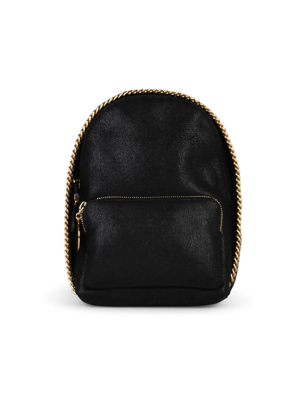 Stella Mccartney Black Eco-Leather Backpack Woman