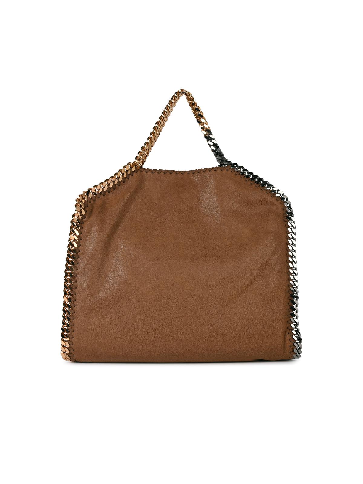 Stella Mccartney 'Falabella' Light Brown 'Shaggy Deer' Tote Woman
