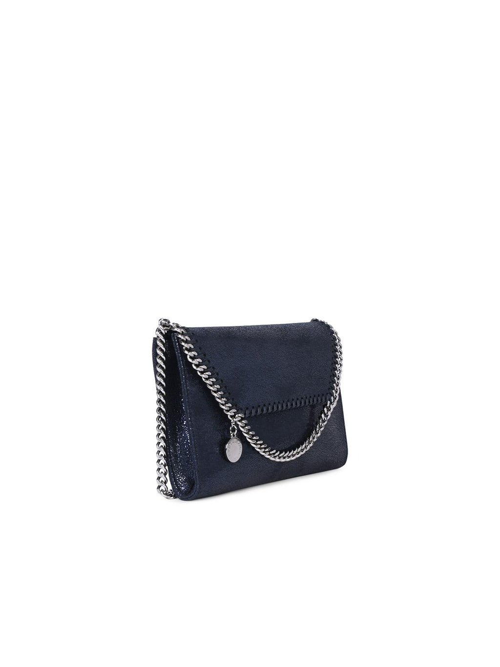 Stella Mccartney 'Falabella' Bright Blue Recycled Polyester Mini 'Crossbody' Clutch Woman