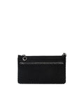 Stella Mccartney 'Falabella' Mini Clutch Bag In Black Recycled Polyester Woman