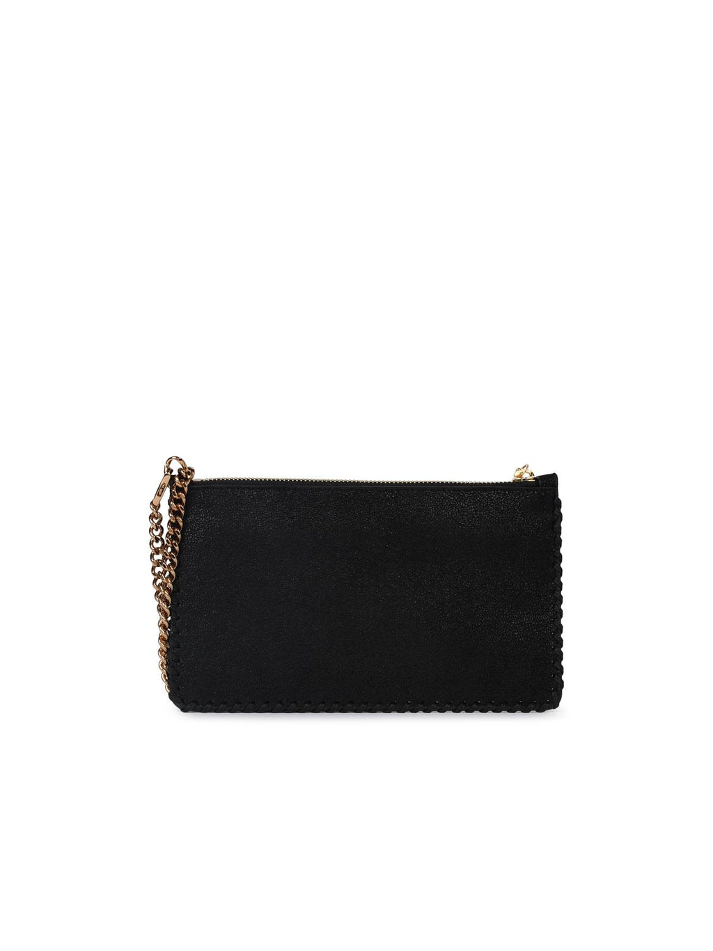Stella Mccartney 'Falabella' Mini Clutch Bag In Black Recycled Polyester Woman