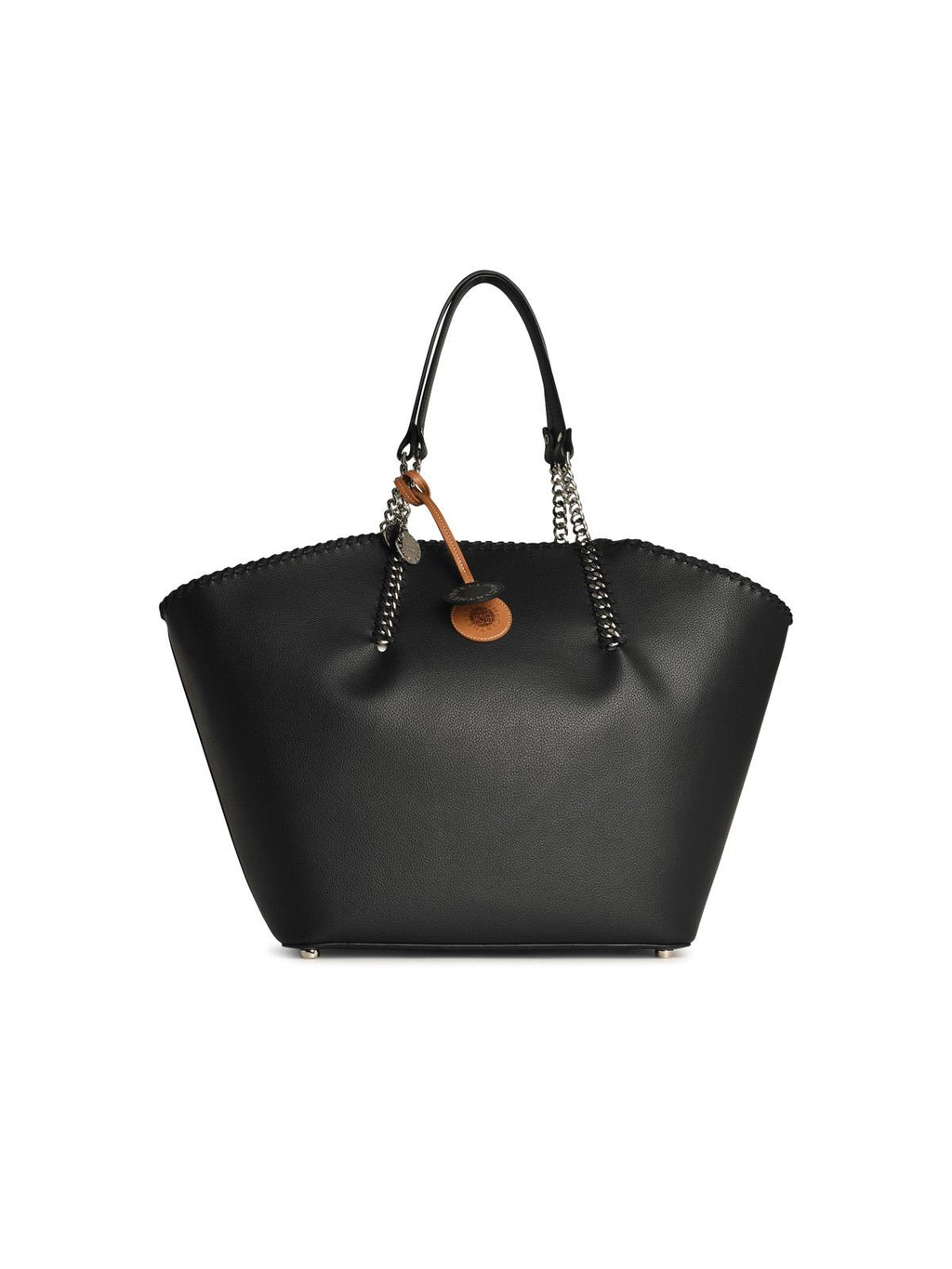 Stella Mccartney 'Tote' Black Vegan Leather Shopping Bag Woman