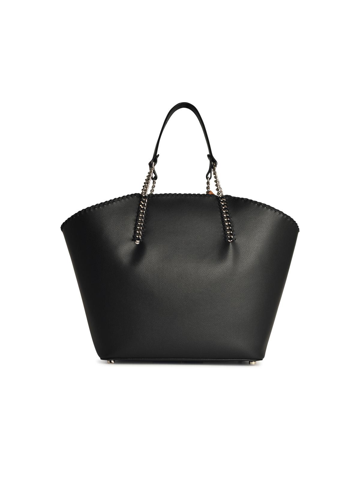 Stella Mccartney 'Tote' Black Vegan Leather Shopping Bag Woman