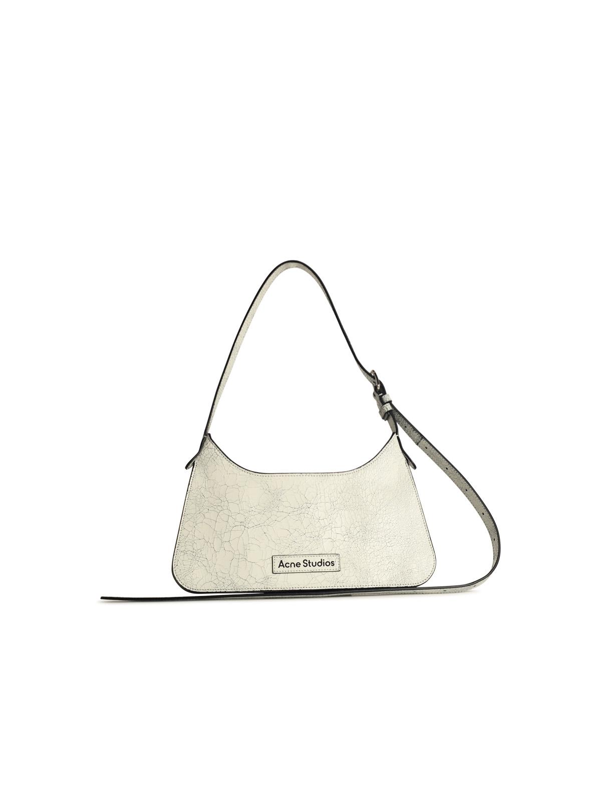 Acne Studios White Leather Bag Woman