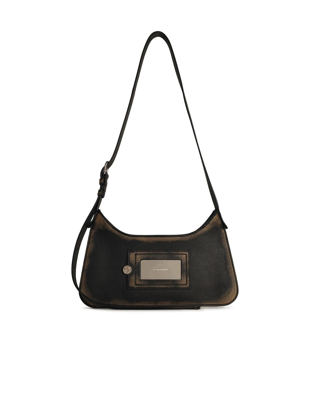 Acne Studios 'Hobo' Brown Leather Bag Woman
