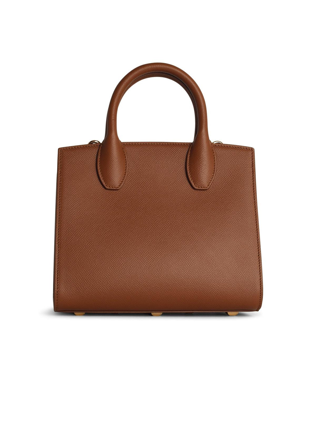 Salvatore Ferragamo 'Box' Mini Bag In Brown Leather Woman