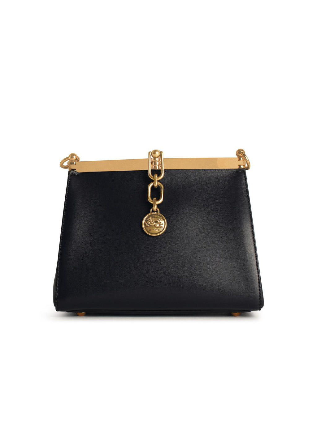 Etro 'Vela' Small Blue Smooth Leather Bag Woman