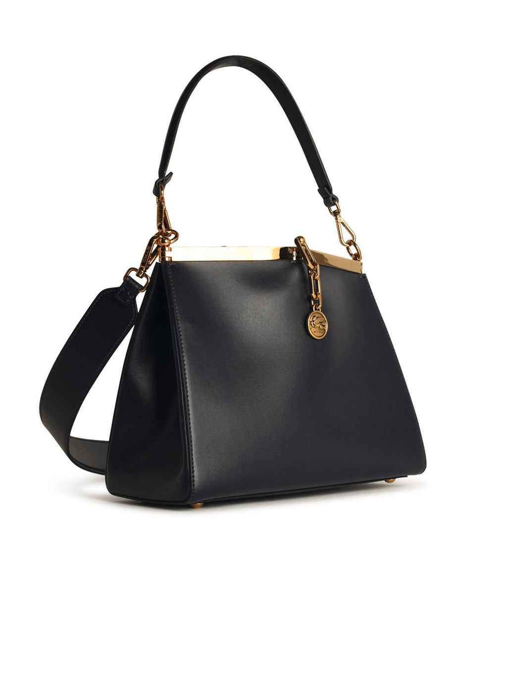 Etro 'Vela' Medium Bag In Blue Smooth Leather Woman