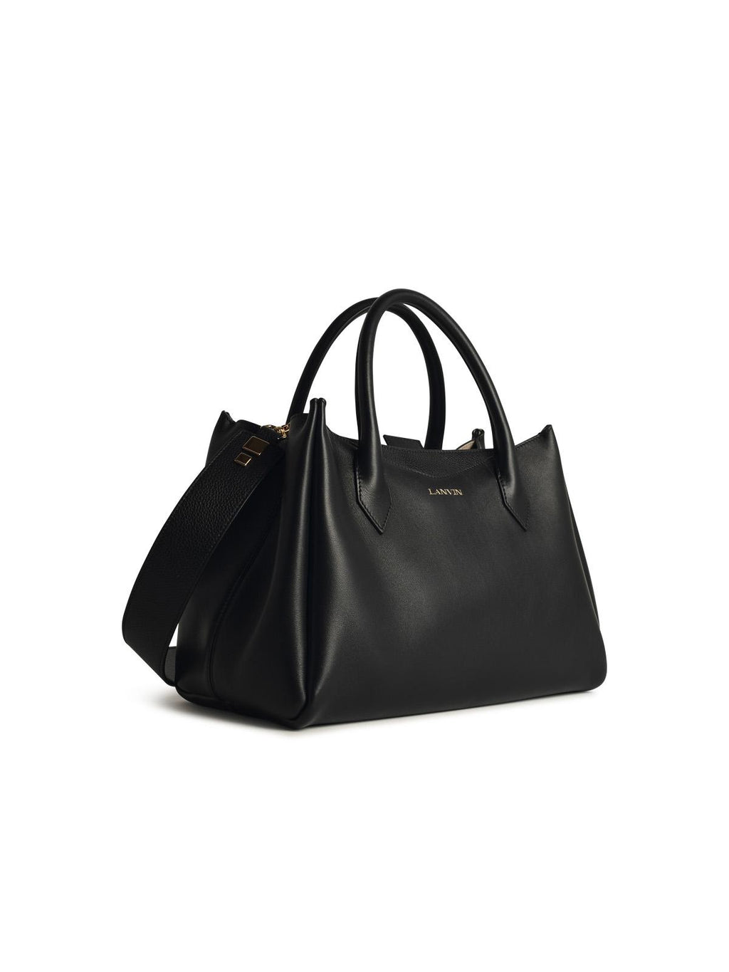 Lanvin Black Leather Bag Woman