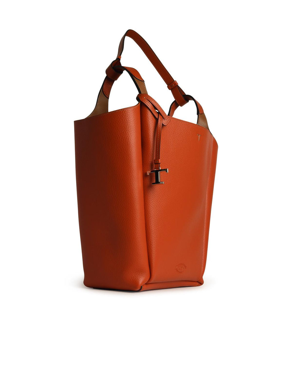 Tod's Orange Leather Bag Woman