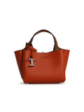 Tod's Orange Leather Micro Bag Woman