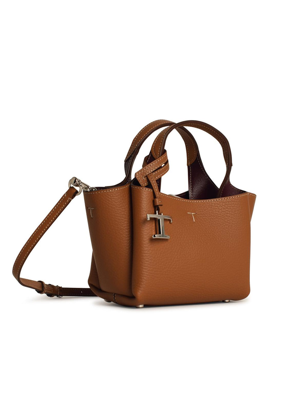 Tod's Micro Bag In Beige Leather Woman