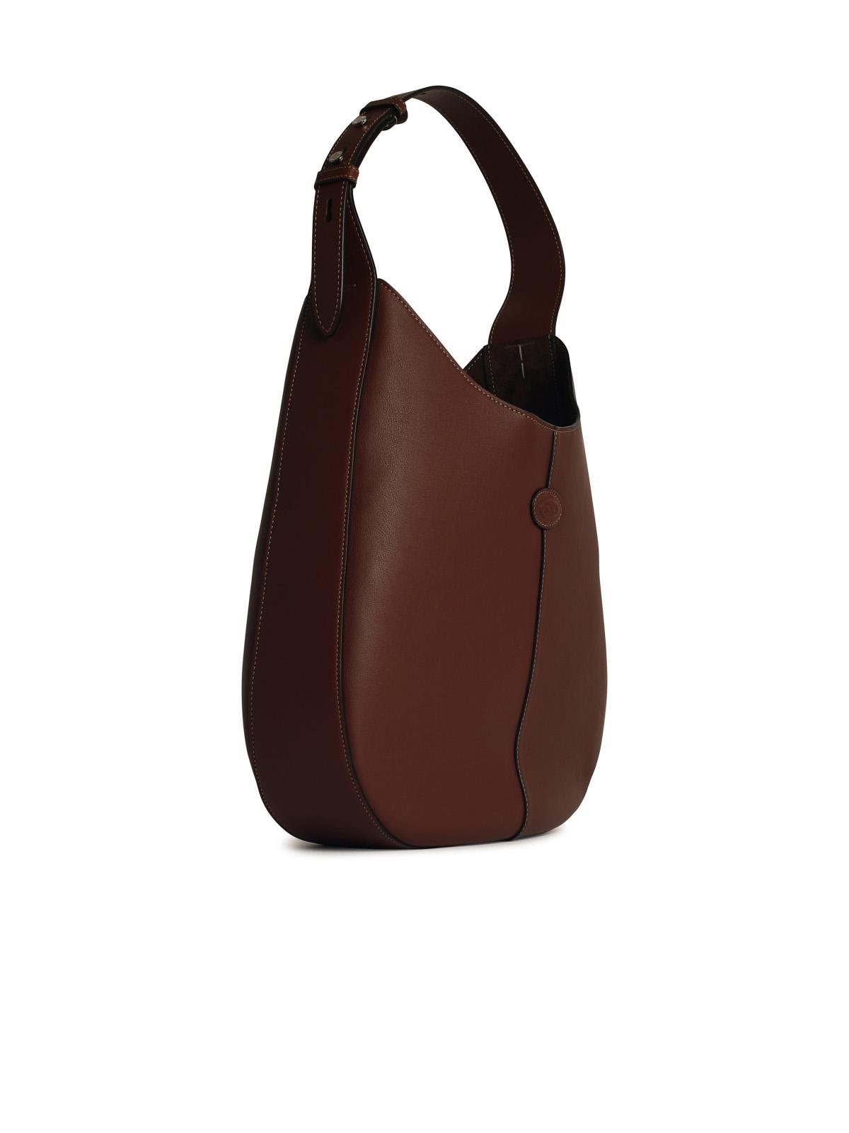 Tod's 'Di Bag Hobo' Brown Leather Bag Woman