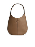 Tod's 'Di Bag Hobo' Beige Leather Bag Woman