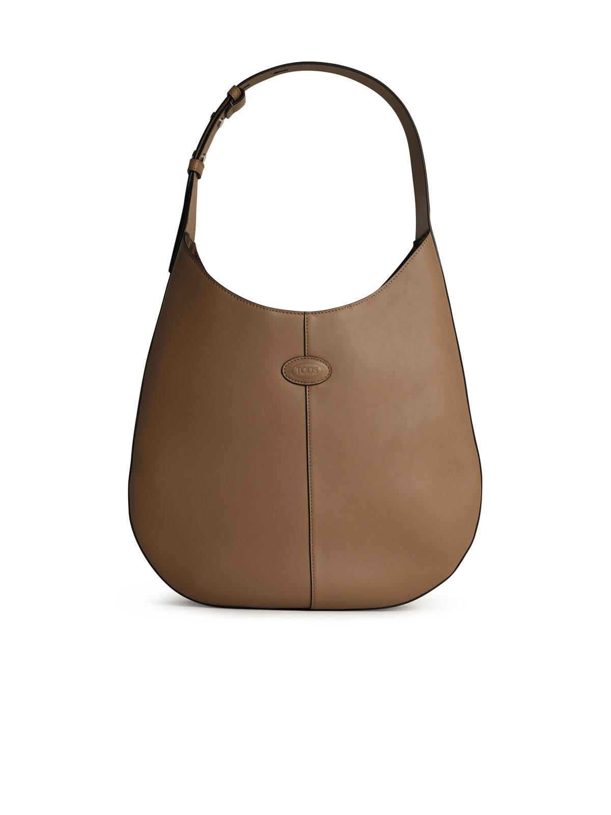 Tod's 'Di Bag Hobo' Beige Leather Bag Woman