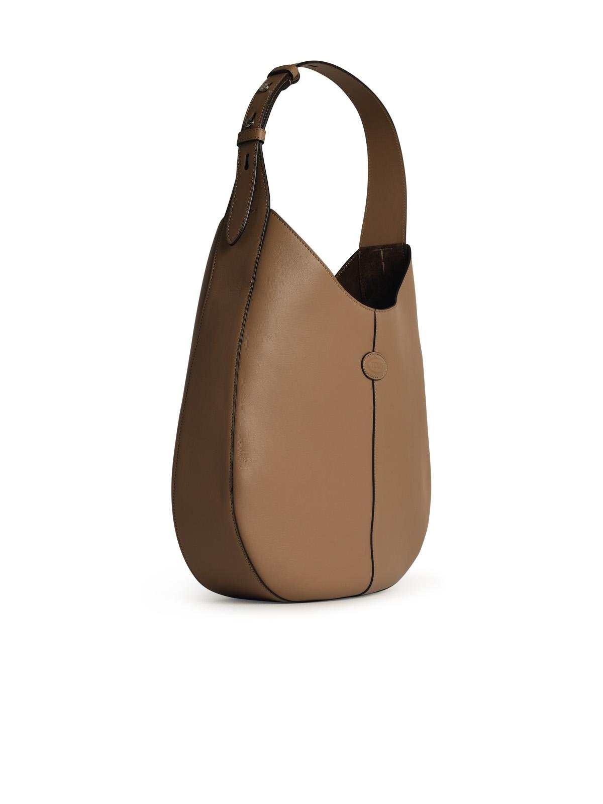 Tod's 'Di Bag Hobo' Beige Leather Bag Woman