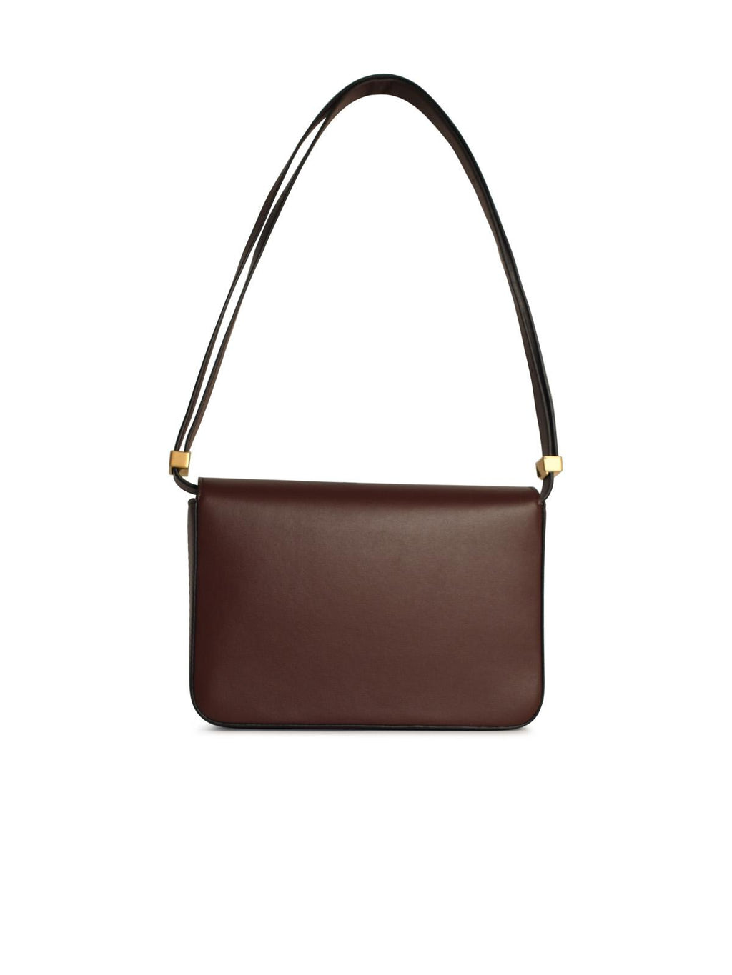 Tod's Mini Shoulder Strap In Brown Leather Woman