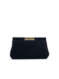 Dolce & Gabbana Black Velvet Shoulder Strap Woman