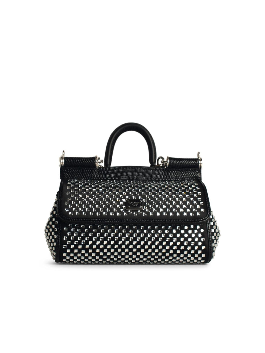 Dolce & Gabbana Black Viscose Blend Bag Woman