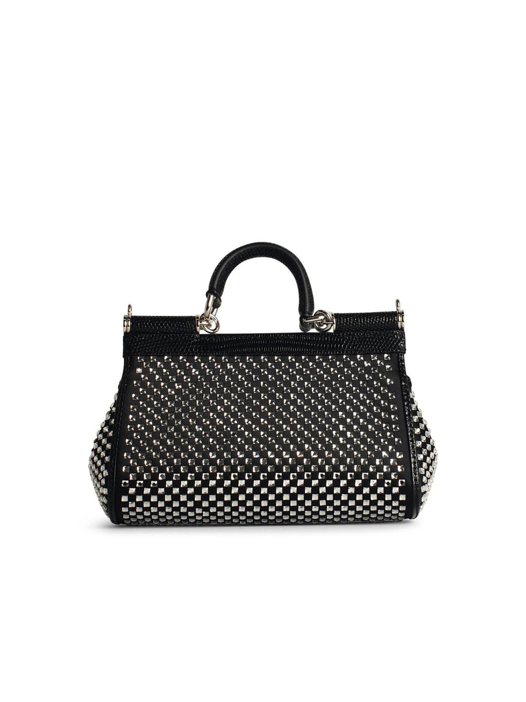 Dolce & Gabbana Black Viscose Blend Bag Woman