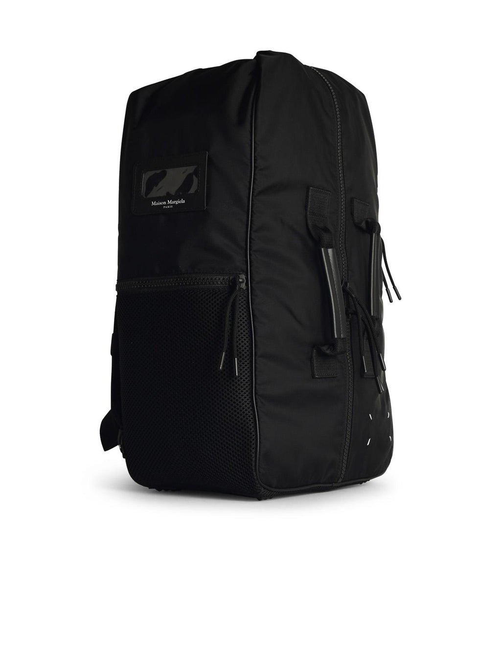 Maison Margiela Black Nylon Duffel Bag Man