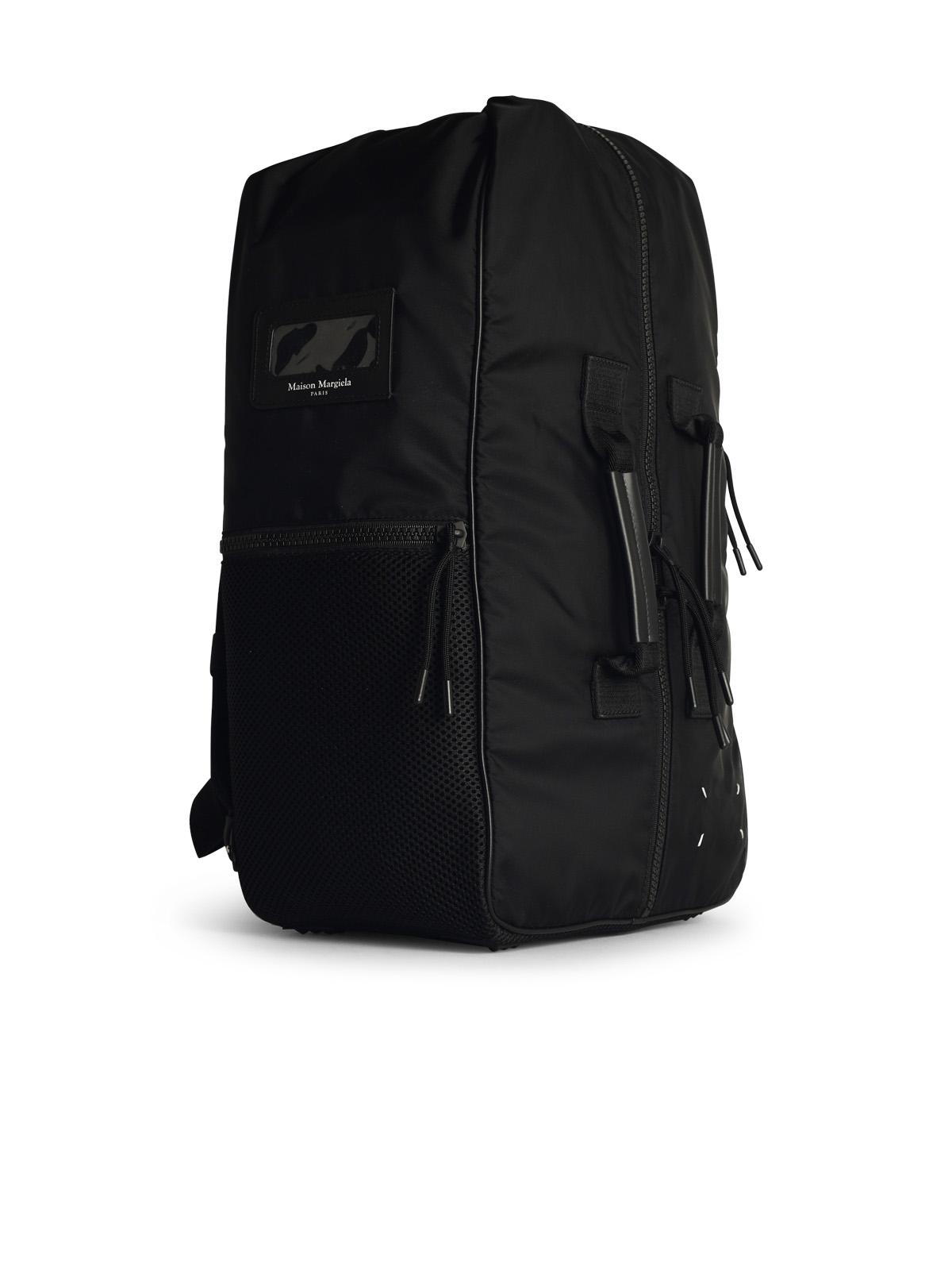 Maison Margiela Black Nylon Duffel Bag Man