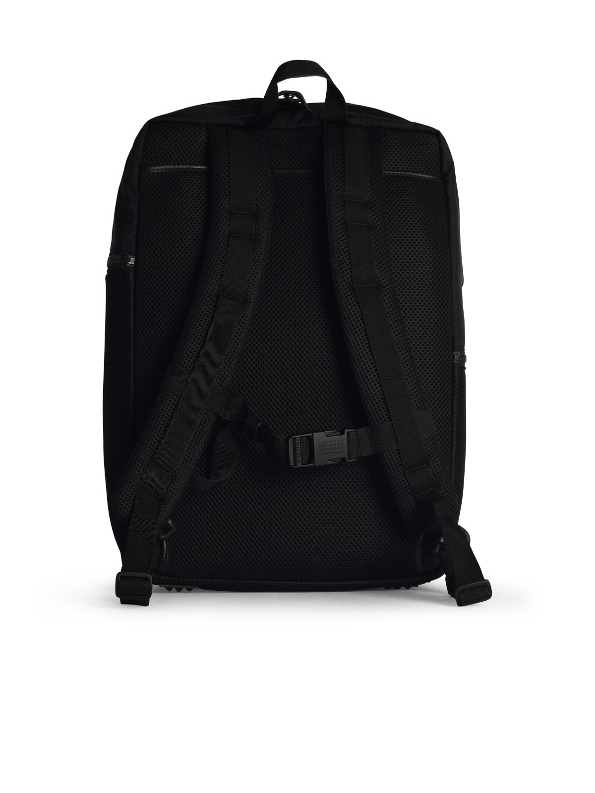 Maison Margiela Black Nylon Duffel Bag Man