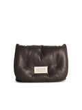 Maison Margiela 'Glam Slam' Grey Leather Crossbody Bag Woman