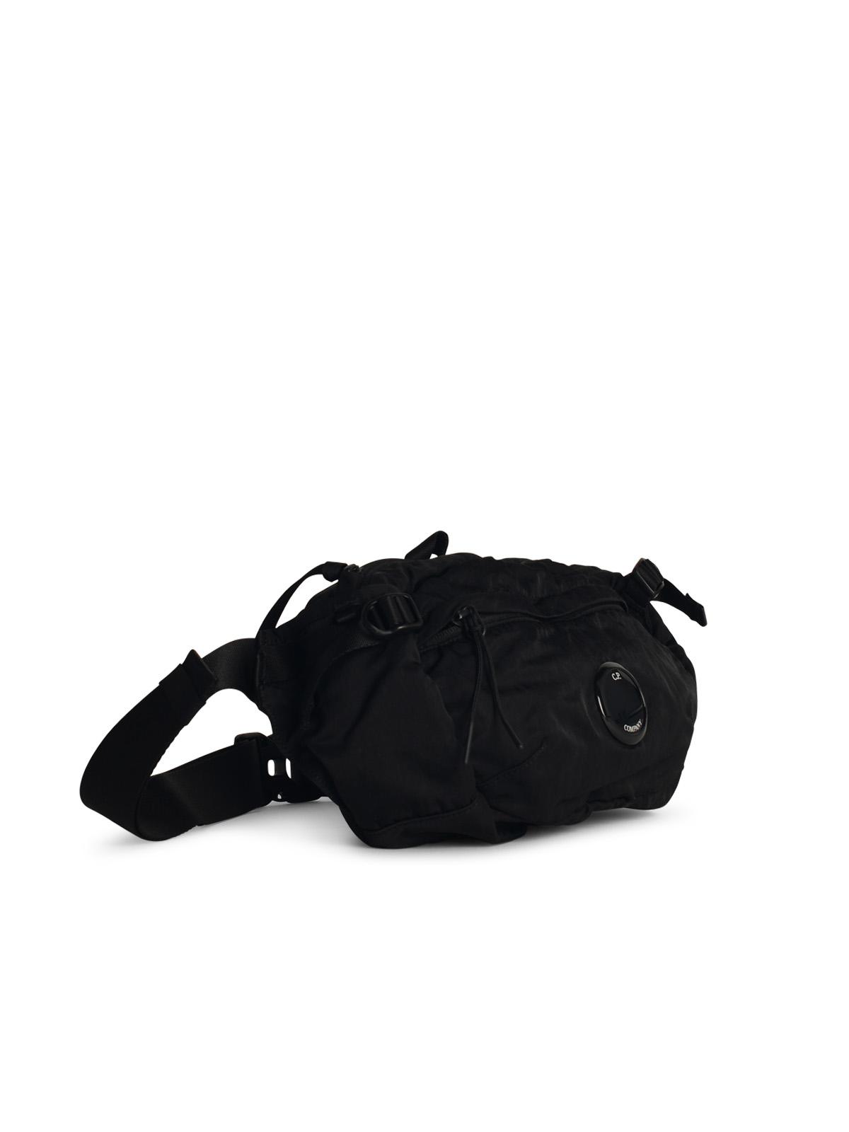 C.P. Company Black Nylon Fanny Pack Man