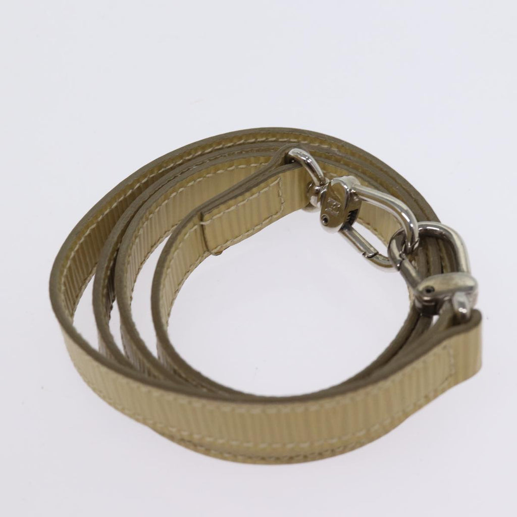 FENDI Hand Bag Leather 2way Beige 77006
