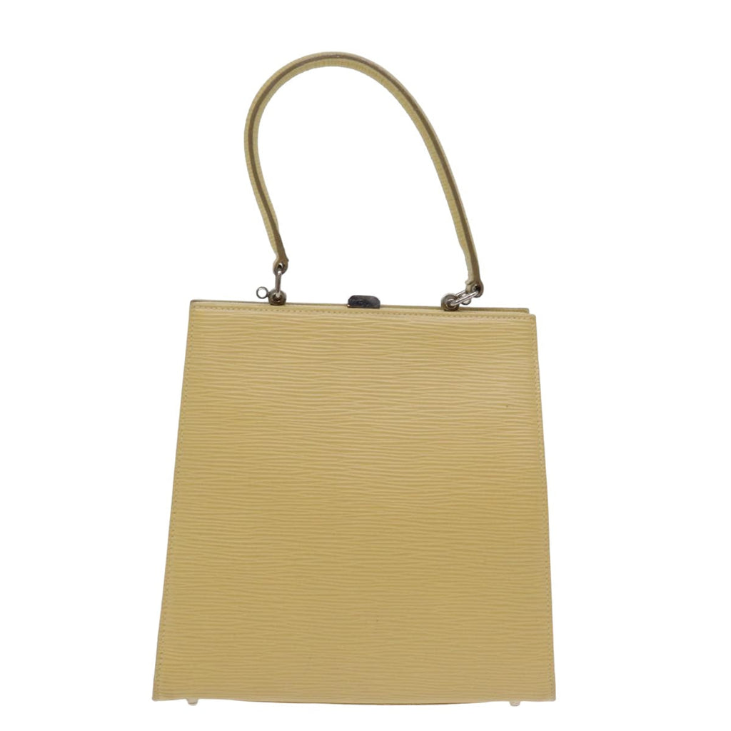 FENDI Hand Bag Leather 2way Beige 77006