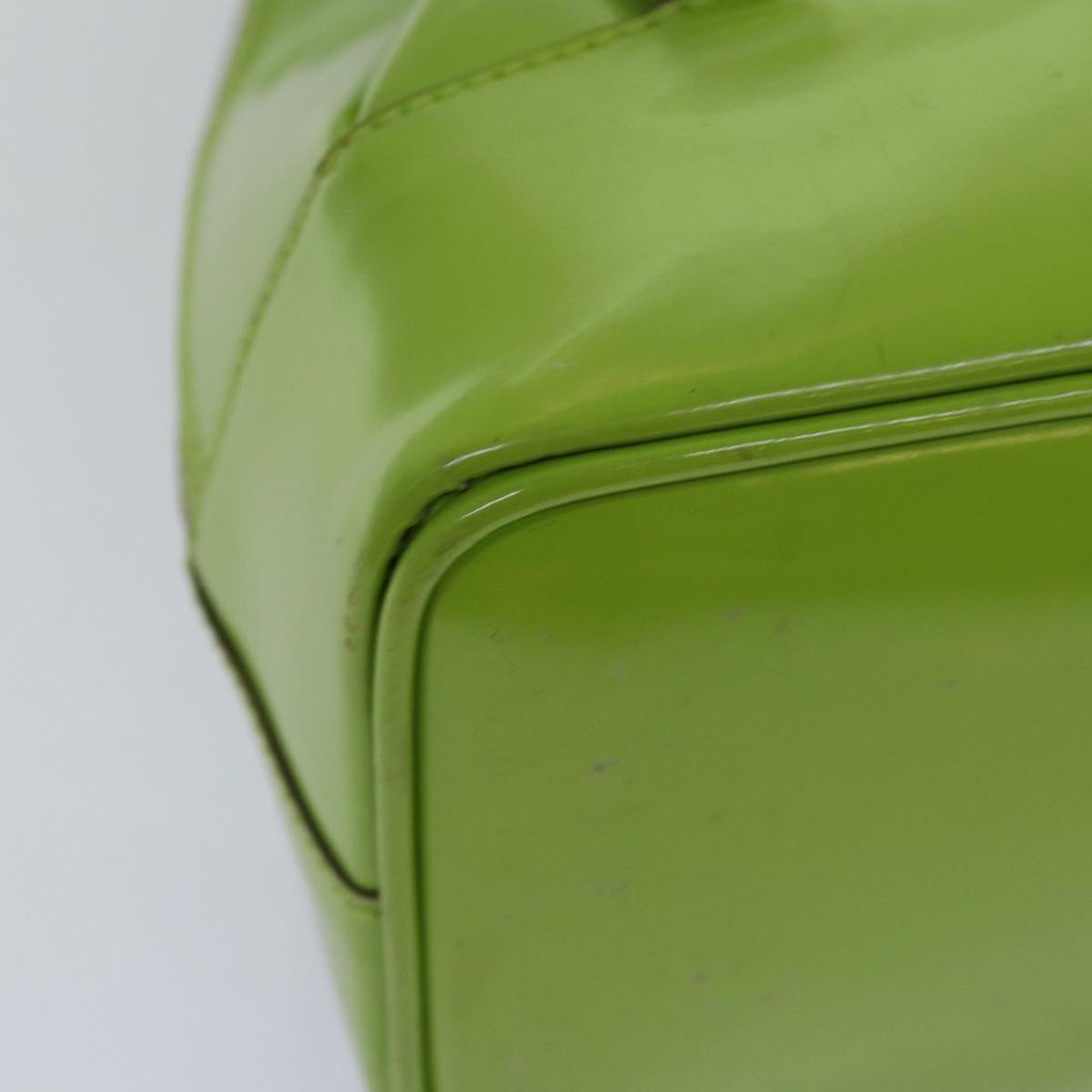GUCCI Bamboo Body Bag Enamel Green 003 2113 0027 77013