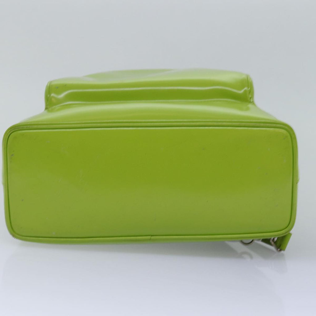 GUCCI Bamboo Body Bag Enamel Green 003 2113 0027 77013