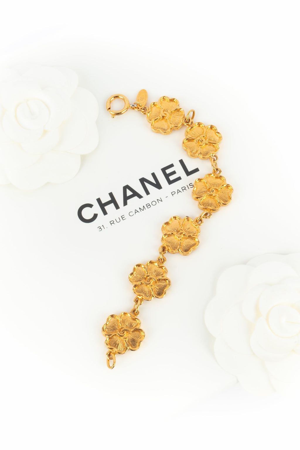 Bracelet trèfles Chanel 1980's